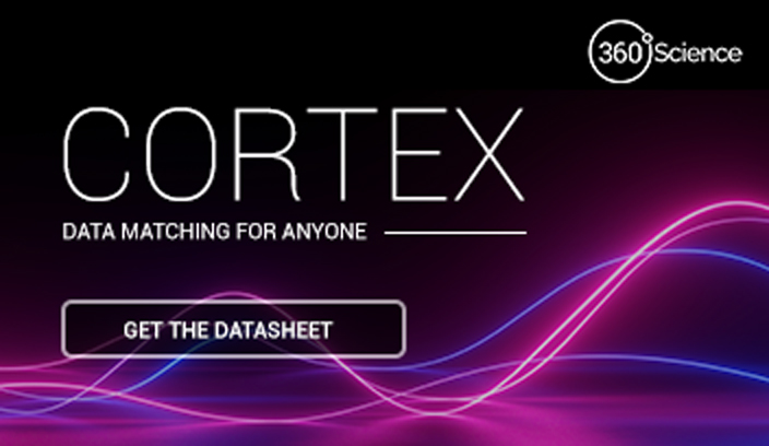 Cortex, the Data matching and unification platform with UI by 360Science